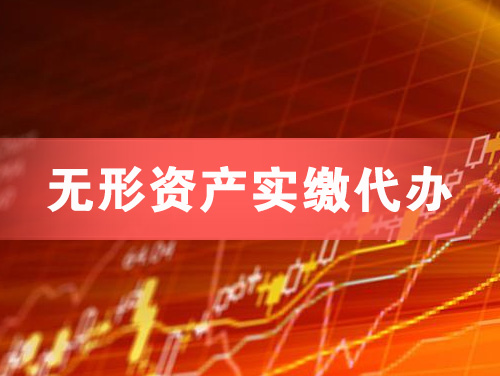 冷水江无形资产实缴资本代办